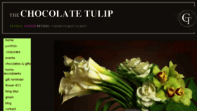 What Thechocolatetulip.com website looked like in 2016 (7 years ago)