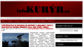 What Teplickykuryr.cz website looked like in 2016 (7 years ago)