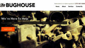 What Thebughouse.com website looked like in 2016 (7 years ago)
