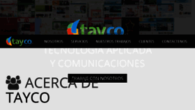 What Tayco.cl website looked like in 2016 (7 years ago)