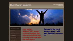 What Thechurchinakron.org website looked like in 2016 (7 years ago)