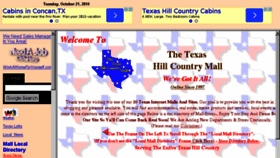 What Texashillcountrymall.com website looked like in 2016 (7 years ago)