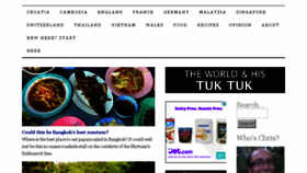What Theworldandhistuktuk.co.uk website looked like in 2016 (7 years ago)
