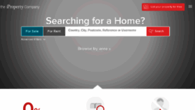 What Theipropertycompany.com website looked like in 2016 (7 years ago)