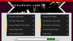 What Trickydeals.com website looked like in 2016 (7 years ago)