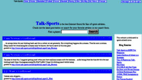 What Talk-sports.net website looked like in 2016 (7 years ago)