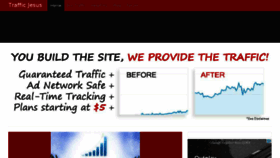 What Trafficjesus.com website looked like in 2016 (7 years ago)