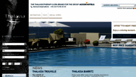 What Thalassa.com website looked like in 2016 (7 years ago)