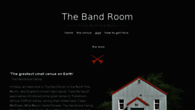 What Thebandroom.co.uk website looked like in 2016 (7 years ago)