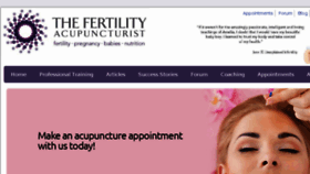 What The-fertility-acupuncturist.com website looked like in 2016 (7 years ago)