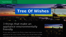 What Treeofwishes.com website looked like in 2016 (7 years ago)