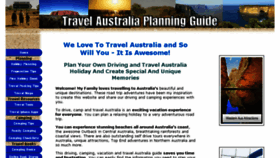 What Travel-australia-planning-guide.com website looked like in 2016 (7 years ago)