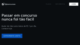What Tecconcursos.com.br website looked like in 2016 (7 years ago)