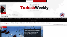 What Turkishweekly.net website looked like in 2016 (7 years ago)