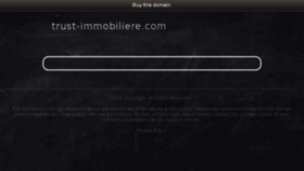 What Trust-immobiliere.com website looked like in 2016 (7 years ago)