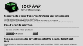 What Torrasave.site website looked like in 2016 (7 years ago)