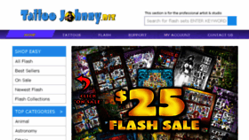What Tattoojohnny.biz website looked like in 2016 (7 years ago)