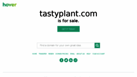 What Tastyplant.com website looked like in 2016 (7 years ago)