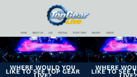 What Topgearlive.com website looked like in 2016 (7 years ago)
