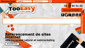 What Tooeasy.fr website looked like in 2016 (7 years ago)