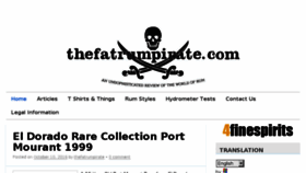 What Thefatrumpirate.com website looked like in 2016 (7 years ago)