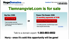 What Tiemnangviet.com website looked like in 2016 (7 years ago)