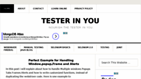 What Testerinyou.com website looked like in 2016 (7 years ago)