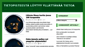 What Tietopiste.com website looked like in 2016 (7 years ago)