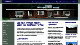 What Tinkhamrealty.com website looked like in 2016 (7 years ago)