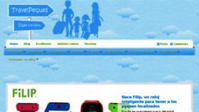 What Travelpeques.com website looked like in 2016 (7 years ago)