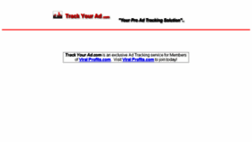 What Trackyourad.com website looked like in 2016 (7 years ago)