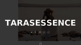 What Tarasessence.com website looked like in 2016 (7 years ago)