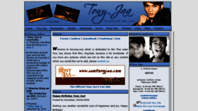 What Tonyjaa.org website looked like in 2016 (7 years ago)