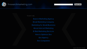 What Thesearchmarketing.com website looked like in 2016 (7 years ago)