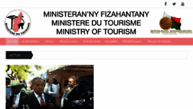 What Tourisme.gov.mg website looked like in 2016 (7 years ago)