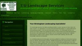 What Tulandscaping.com website looked like in 2016 (7 years ago)