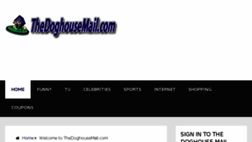 What Thedoghousemail.com website looked like in 2016 (7 years ago)