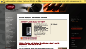 What Tabacum.de website looked like in 2016 (7 years ago)