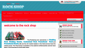 What The-rock-shop.co.uk website looked like in 2016 (7 years ago)