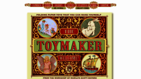 What Thetoymaker.com website looked like in 2016 (7 years ago)