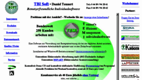 What Tbisoft.de website looked like in 2016 (7 years ago)