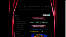 What Trcommunityplayers.org website looked like in 2016 (7 years ago)