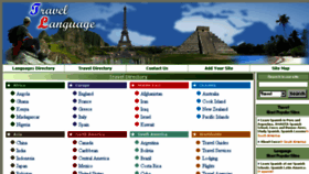 What Travel-language.com website looked like in 2016 (7 years ago)