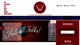What Thewebtape.net website looked like in 2016 (7 years ago)