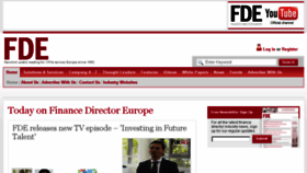 What The-financedirector.com website looked like in 2016 (7 years ago)