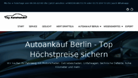 What Tay-autohandel.de website looked like in 2016 (7 years ago)