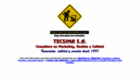 What Tecsima.com.ar website looked like in 2016 (7 years ago)