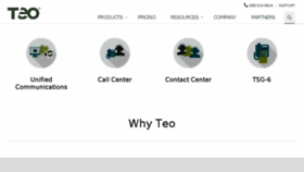 What Teotech.com website looked like in 2016 (7 years ago)