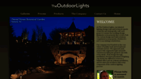 What Theoutdoorlights.com website looked like in 2016 (7 years ago)