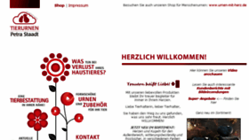What Tierurnen-mit-herz.de website looked like in 2016 (7 years ago)